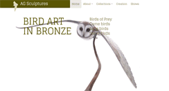 Desktop Screenshot of ag-sculptures.co.uk