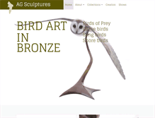 Tablet Screenshot of ag-sculptures.co.uk